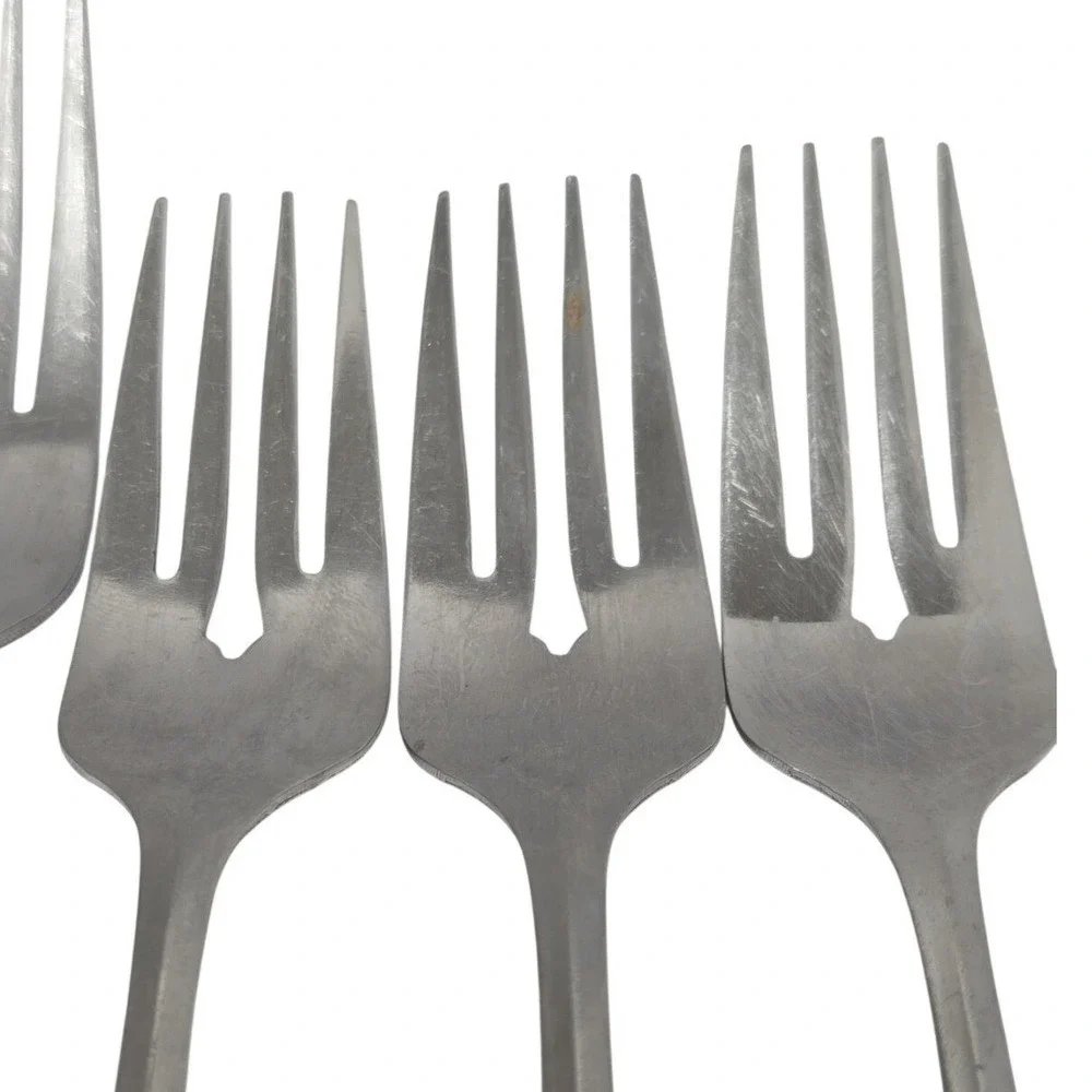 Vintage Stanley Rogers Triumph lot 4 forks, 1 Dinner & 3 Dessert Stainless Steel